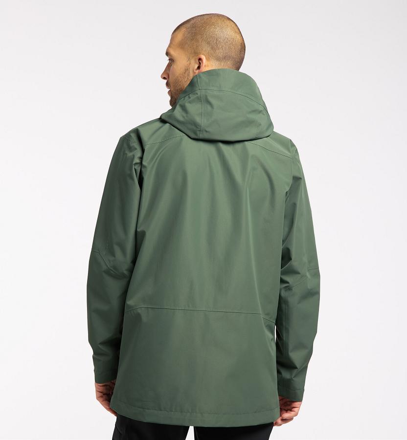 Haglöfs Mens Rubus GTX Hiking Jacket Dark Green New Zealand 84612WVUJ